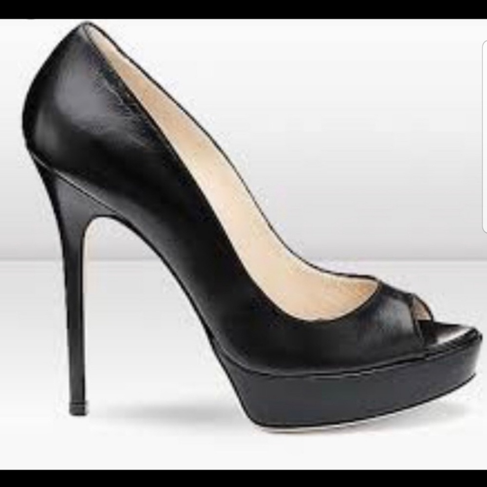 Jimmy Choo Crown 120mm kid calf heels